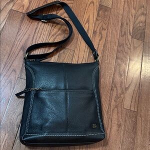 The Sak - Black Pebble Leather Crossbody bag